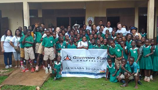 Students in Ghana Students in Ghana