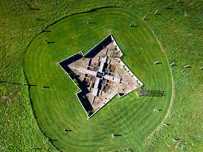Aerial View of Sculpture Park
